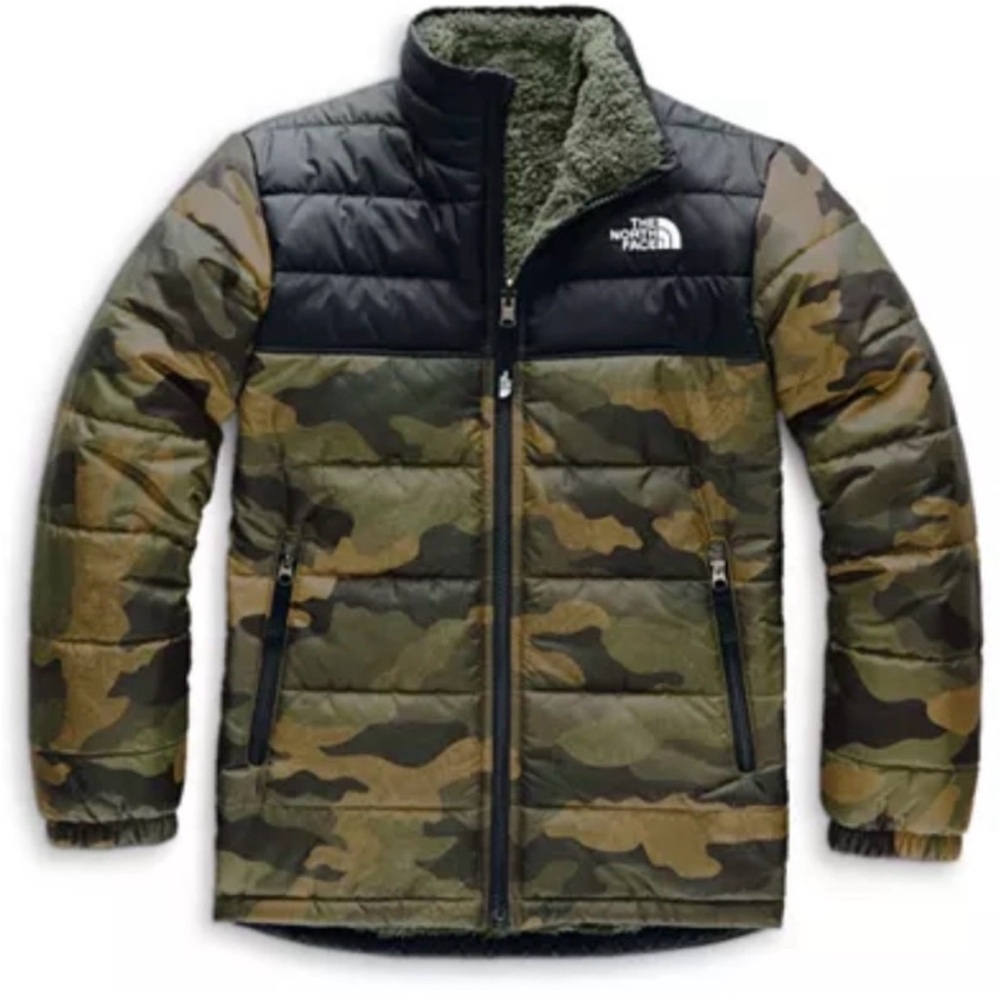 The North Face Boy Reversible Camo Mount Chimborazo Jacket